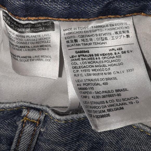 Levi's 505 Mens Jeans 38 x 30 Straight fit - Picture 8 of 8